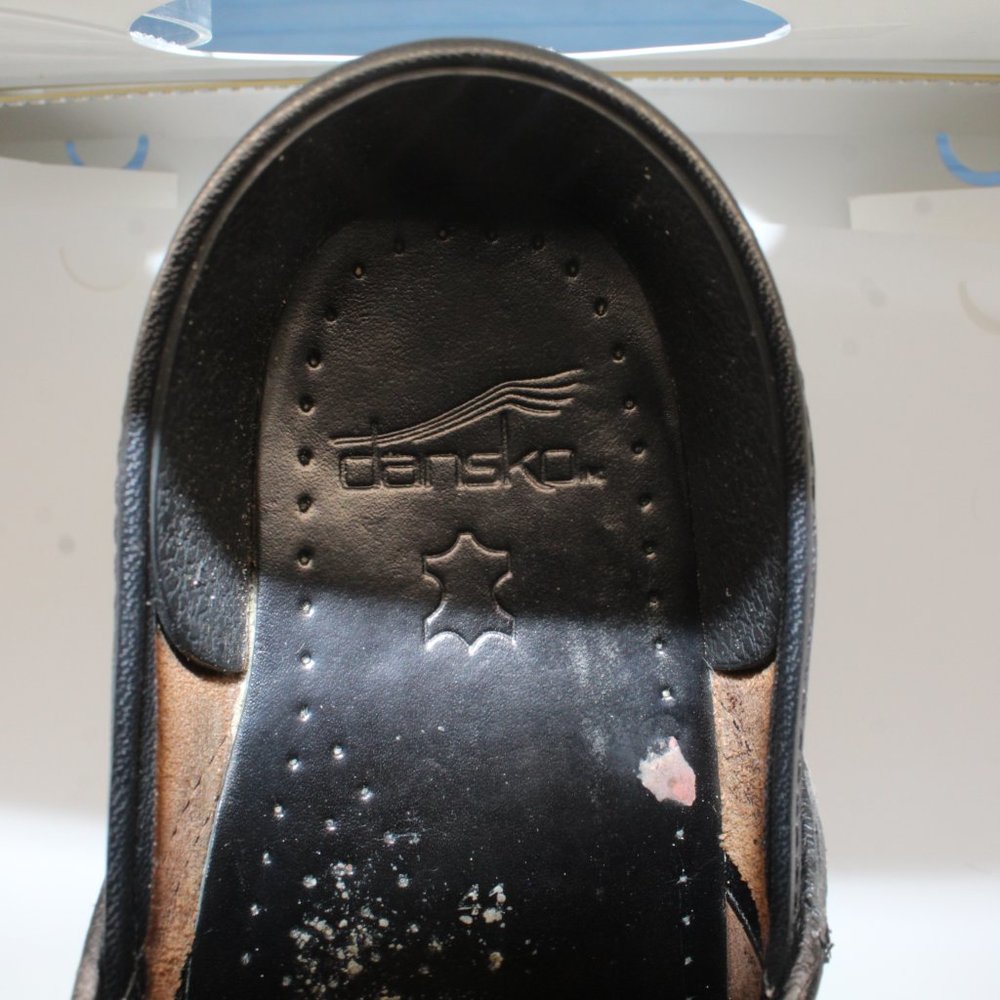 Dansko Womens 41 Professional Clog Brown Slip On Leather Medical Nursing Shoes - Picture 13 of 15